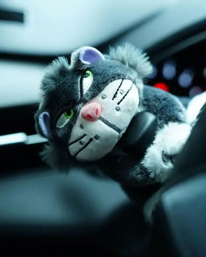 Pink Bow Paws Car Ornament