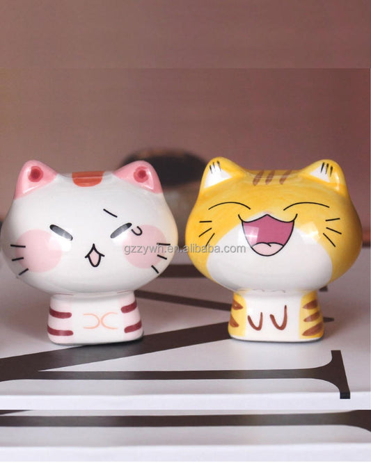 Adorable Cartoon Cat Miniatures
