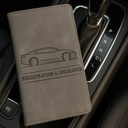 Car License & Registration Holder