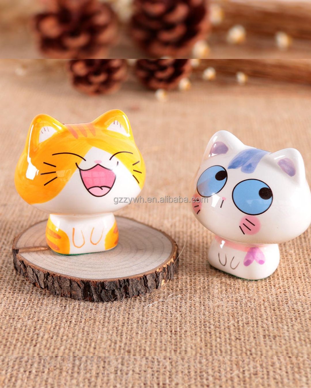 Adorable Cartoon Cat Miniatures