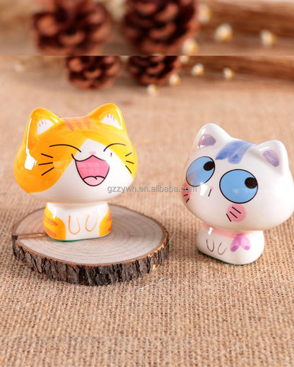 Adorable Cartoon Cat Miniatures