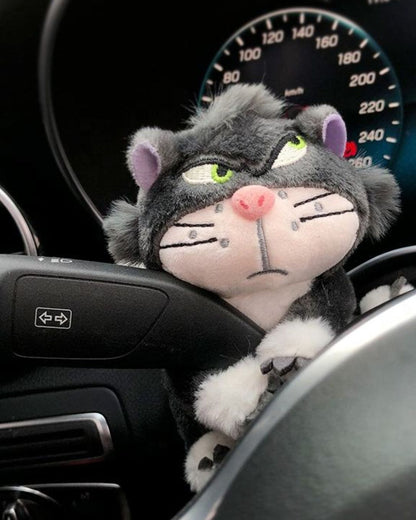 Pink Bow Paws Car Ornament