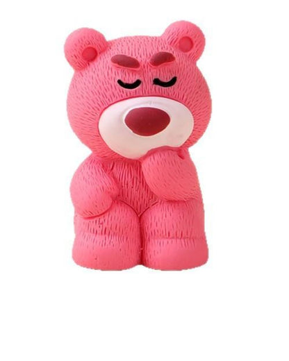 Cheerful Pink Bear Miniature