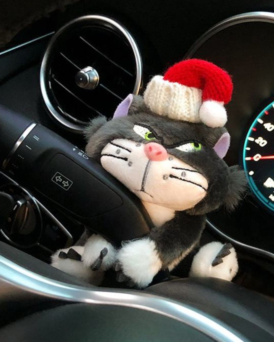 Pink Bow Paws Car Ornament