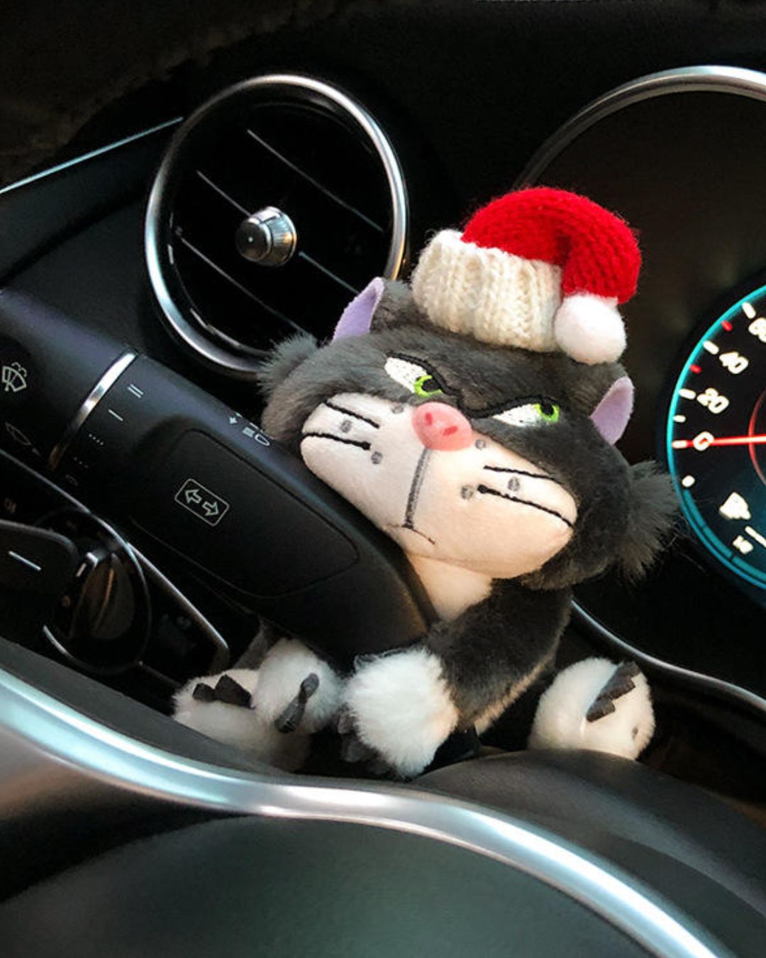 Pink Bow Paws Car Ornament